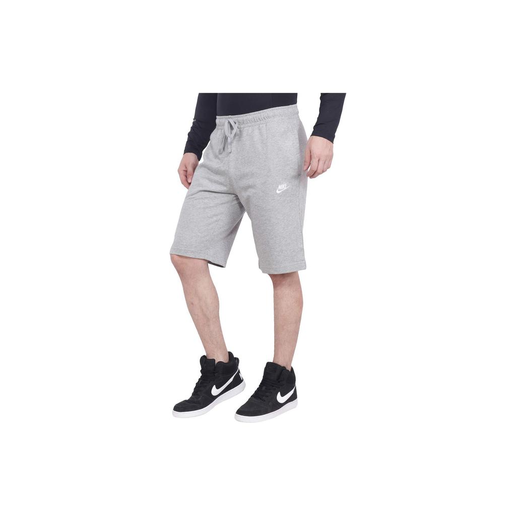 Nike Short de Sport en Tricot à Petit Logo Homme Bas Gris 804420-063