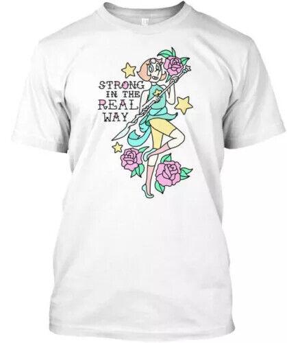 Steven Universe Pearl Strong In The Real Way T-Shirt Made in USA Size S to 5X... Unisex T-Shirt XXL
