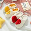 Fashion Women House Slippers Female Flock Heart-shaped Warm Plush Flat Slipper Lady Comfortable Indoor Home Cotton Shoe Women's Footwear