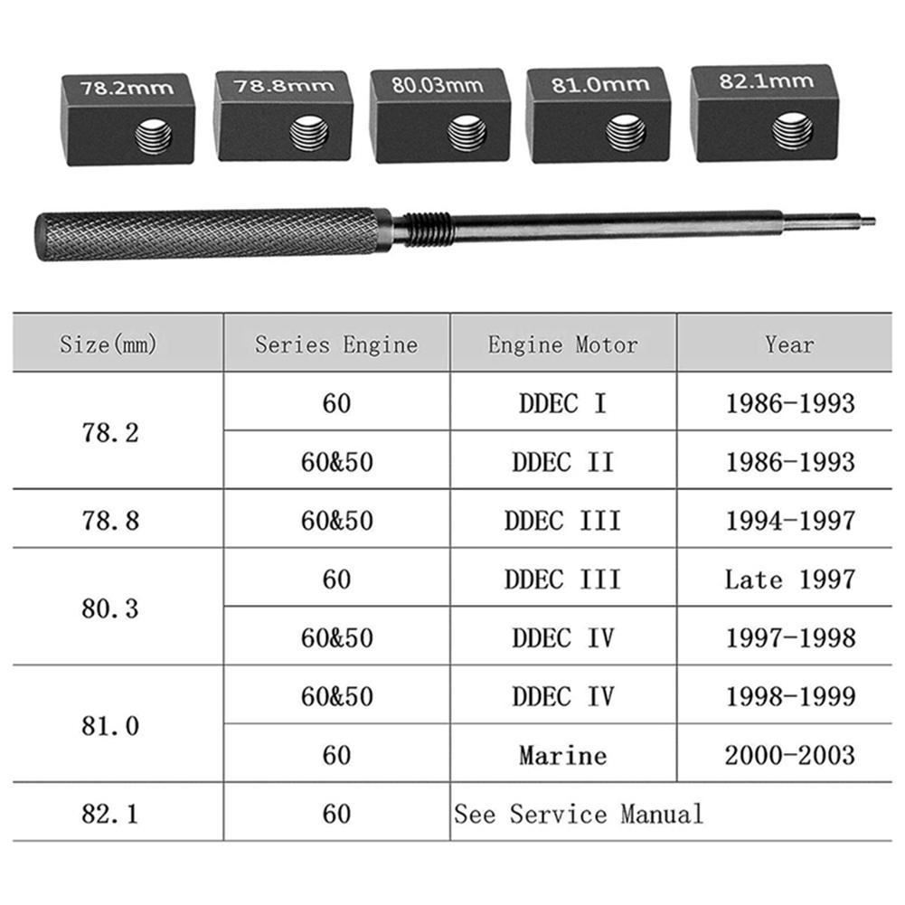 NEW-3350 Injector Height Gauge Kits For Detroit Engines 50 & 60 Series J-1853/J-42749/J-45002/J-39697/J-42665/J-1242