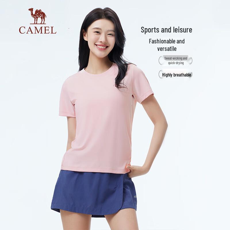 CAMEL Women's Quick-Dry Short Sleeve T-Shirt