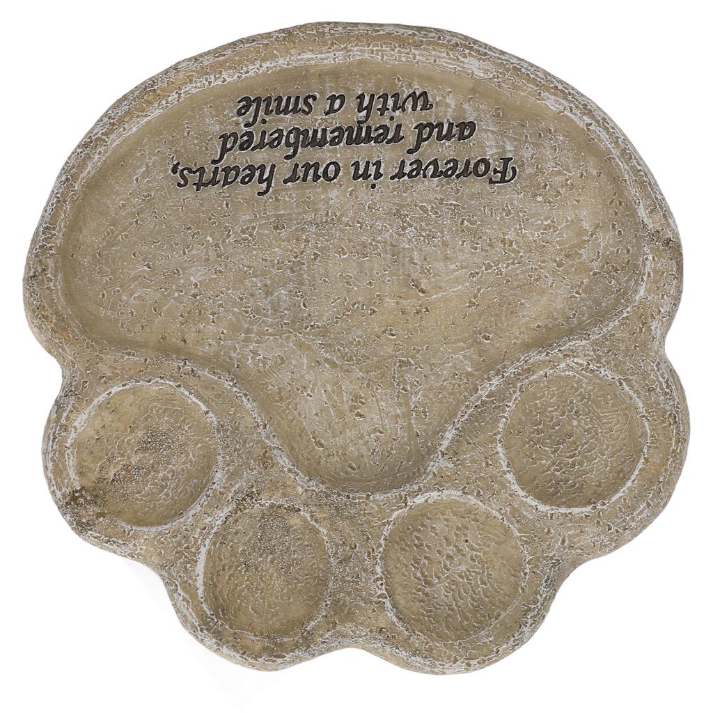 Pet Memorial Stone Synthetic Resin Weatherproof Pet Tombstone for Died Pets Outdoor