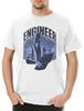 Engineer I Mens T-Shirt Engineer Site Manager Architect Polishing Site Manager