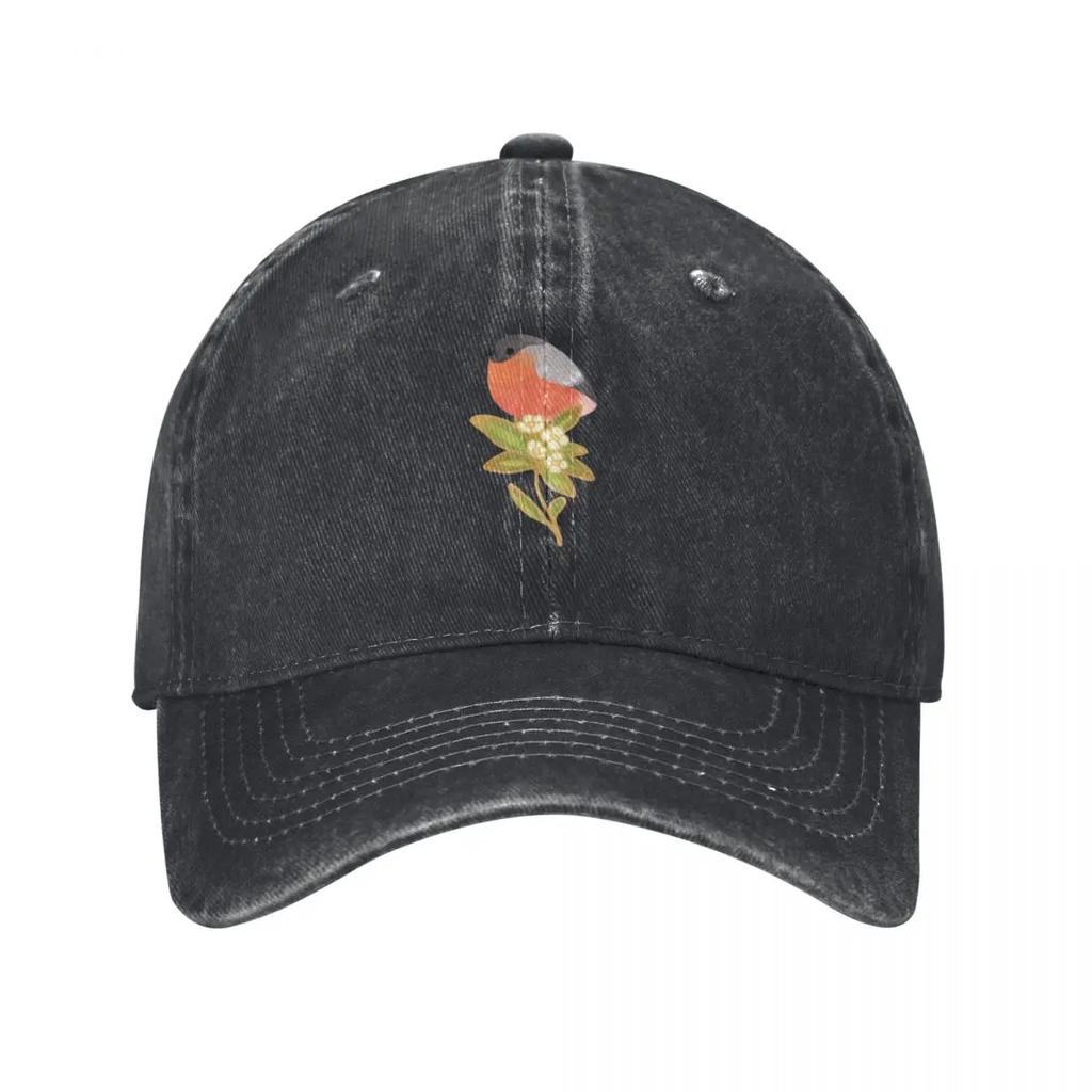 Eurasian Bullfinch  Baseball Cap Trucker Cap Kids Hat Sun Caps Hip Hop Caps Unisex Womens