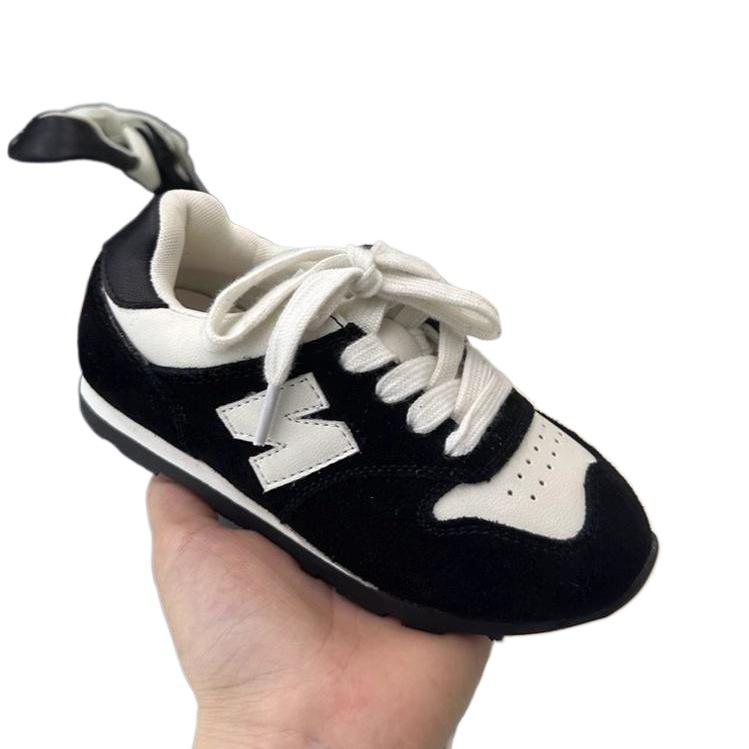 Children's sports shoes 2025 spring and autumn new soft-soled non-slip board shoes boys Forrest Gump shoes girls shoes German training shoes casual