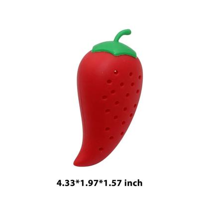 Kreatywny filtr do przypraw chili gulasz zupa herbata silikonowa zaparzaczem ziołowym filtr narzędzie zestaw do przypraw kuchnia praktyczne gadżety