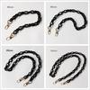 DIY Neue Mode Frau Handtasche Zubehör Kette Schwarz Beige Bernstein Abnehmbare Harz Luxus Strap Frauen Kupplung Schulter Geldbörse Kette