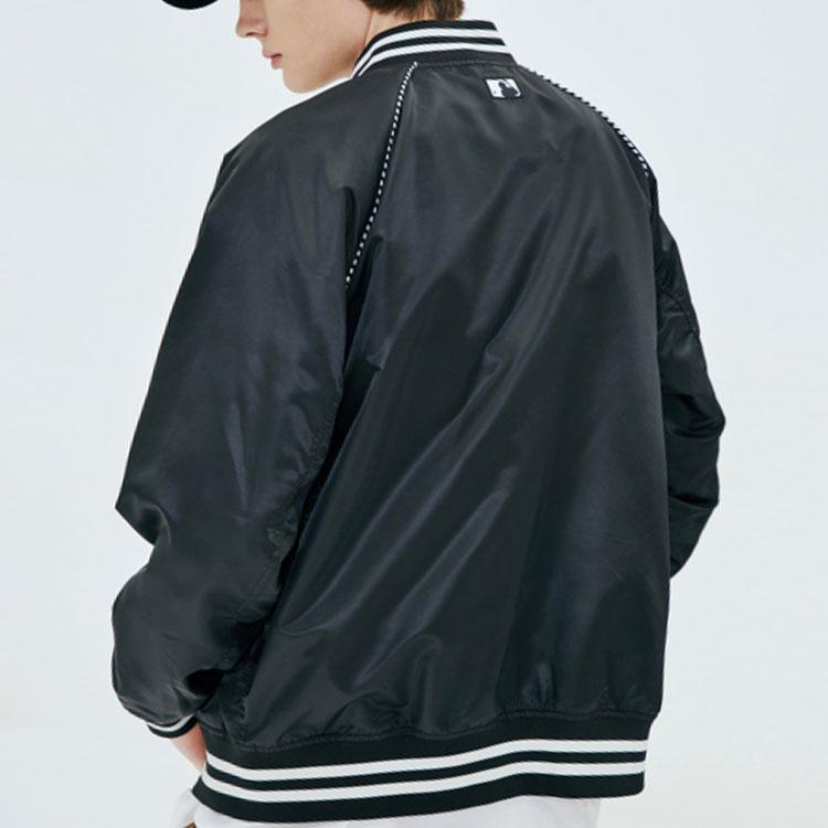 New MLB Baseball Jacket Unisex Black 31JP07011-50L