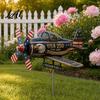 Garden Propeller Windmill USA 250th Vintage Plane Wind Spinner 1776–2026 Patriotic Helicopter