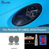 Per Porsche Cayenne 958 Macan Panamera 971 Taycan 911 Pellicola Protettiva Fari Auto Vinile Oscurato Nero Fumè Adesivo Trasparente