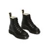 Dr. Martens Leather 8 Eyelet Lace-Up Short Boots Unisex boots Black 27793001