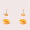1-3Pcs Set Pastry Dough Presser Biscuit Mold Pie Tamper Creative Flower Shaped Cutter Cake DIY Round Tamper Kitchen Baking Tools