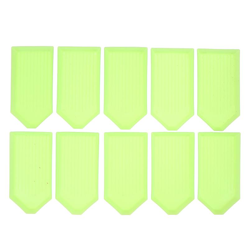10Pcs Tray Diamond Point Drill Plate Box Diamond Painting Embroidery Accessories