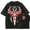 Ultrakill New Model Washed T Shirt Anime Lover Personality Clothes Oversized Year Round Clothing Unisex Hot Product Breathable