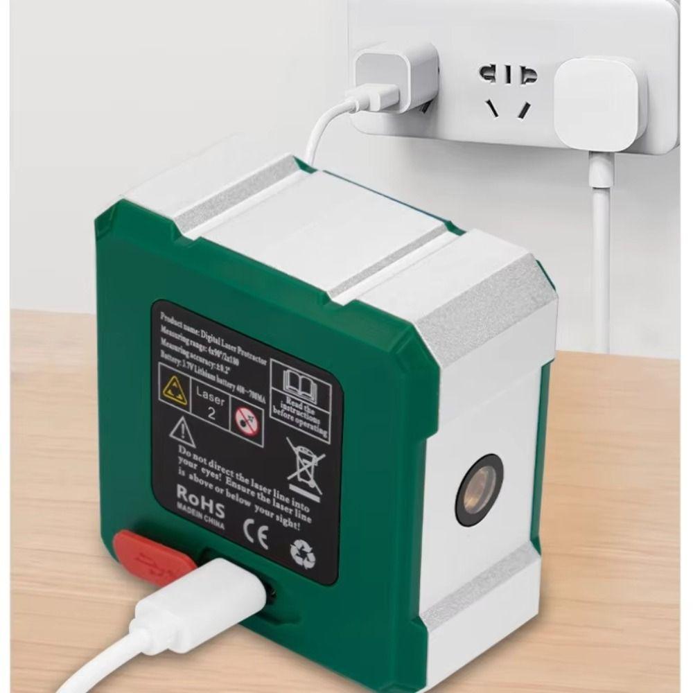 Four Sided Display Angle Gauge Digital Display Accurate Angle Gauge Compact 360 Degree Level Protractor Inclinometer