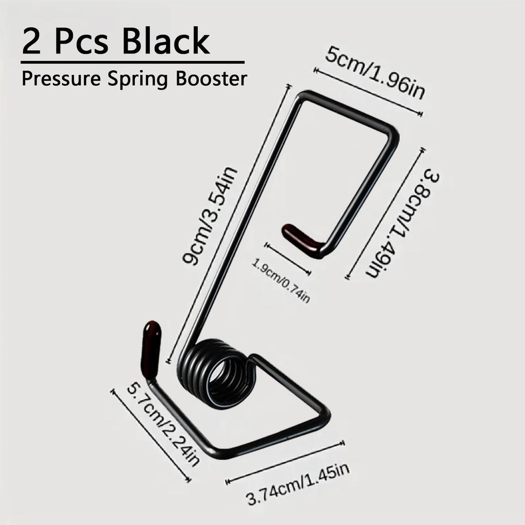 2Pcs Windshield Wiper Arm Pressure Spring Booster, Wiper Arm Pressure Spring Set, Enhance Wiper Performance, Easy tall, Improved Visibility in