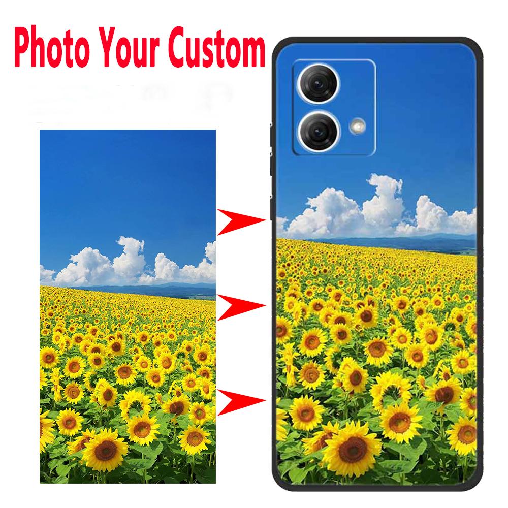 Customized DIY Soft Silicone Cases For Moto G84 G54 5G G53 G23 G13 G73 G62 G32 Back Covers Moto Edge 40 Neo 30Neo Funda Coque