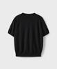 Beulaendideu Solid V-Neck Half Knit [Black]