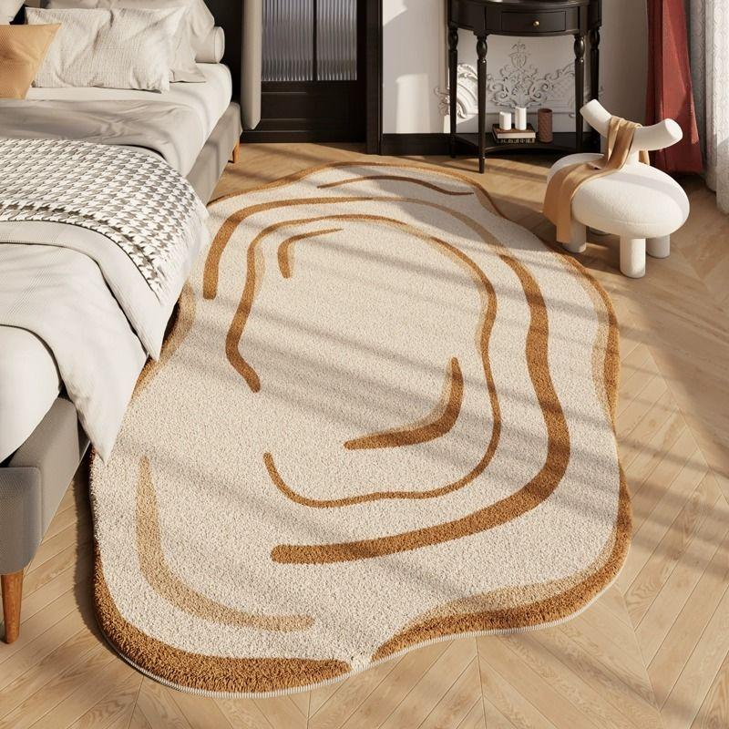 Light Luxury Living Room Decoration Plush Carpet Irregular Rugs for Bedroom Large Area Carpets Home Fluffy Soft Mat Lounge Rug