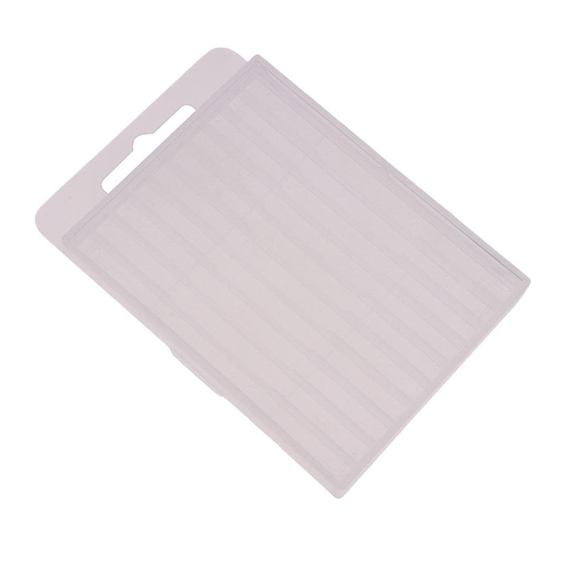 Scatola Vuota in Plastica per Punte a Spirale Scatola Portaoggetti Cassetta degli Attrezzi Accessori Utensili Punte per Legno 5/10 Fori Custodia Imballaggio Trasparente