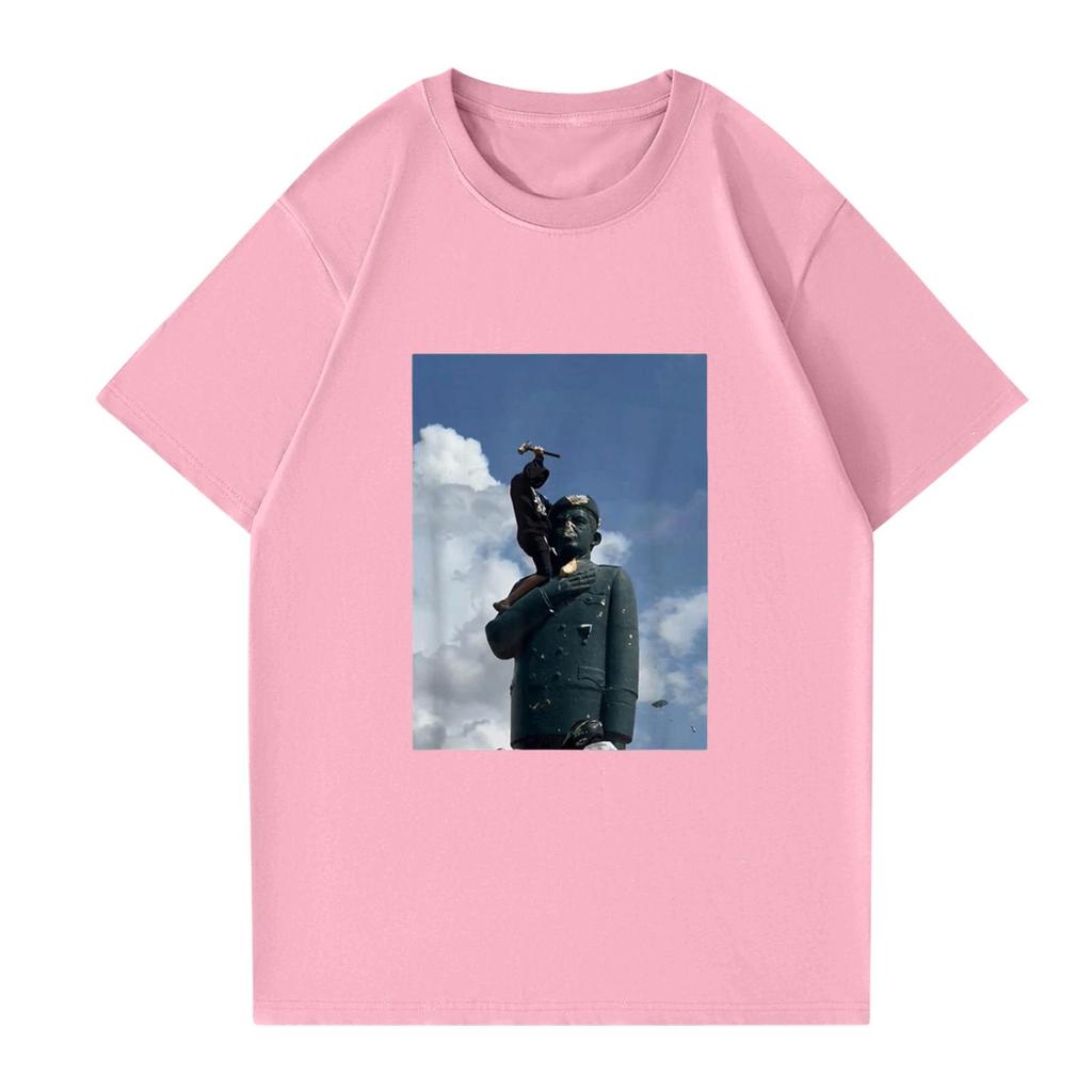 Modisches rundhalsiges lässiges bedrucktes kurzärmeliges T-Shirt Top für Damen und Herren