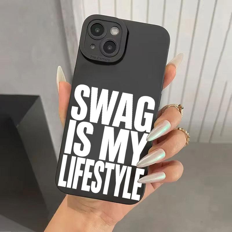 Swag Lifstyle Silicone Phone Case For Samsung S26 Ultra Fundas Galaxy S25 Plus S24 S23 S22 S21 S20 FE A55 A35 A15 A54 5G Cover