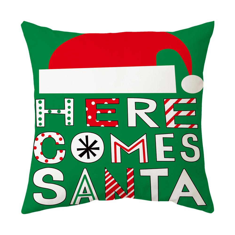Christmas Pillow Cushion Pillow Cover Printed Pillow Cover Cushion Cover Home Holiday Gift Sofa