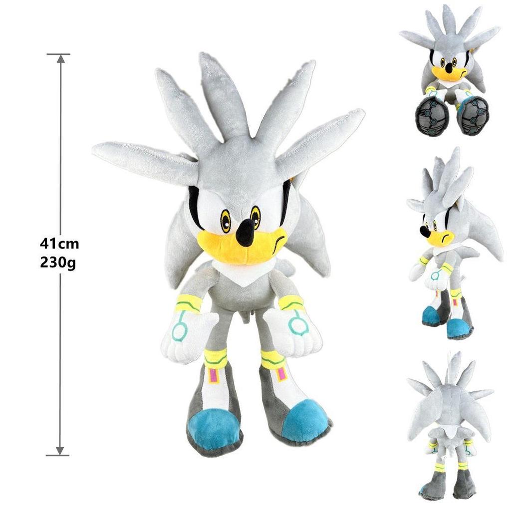 Hedgehog Sonic Plush Toy Backpack - Super Sonic & Tails Doll Set