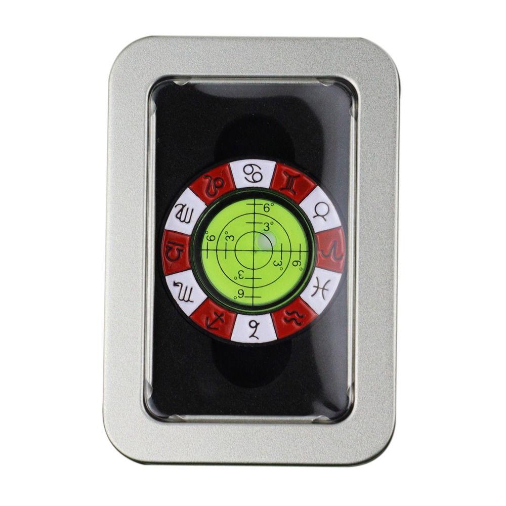 High Precision Level Reading Ball Marker Detachable Golf Ball Marker  Golfer Gift