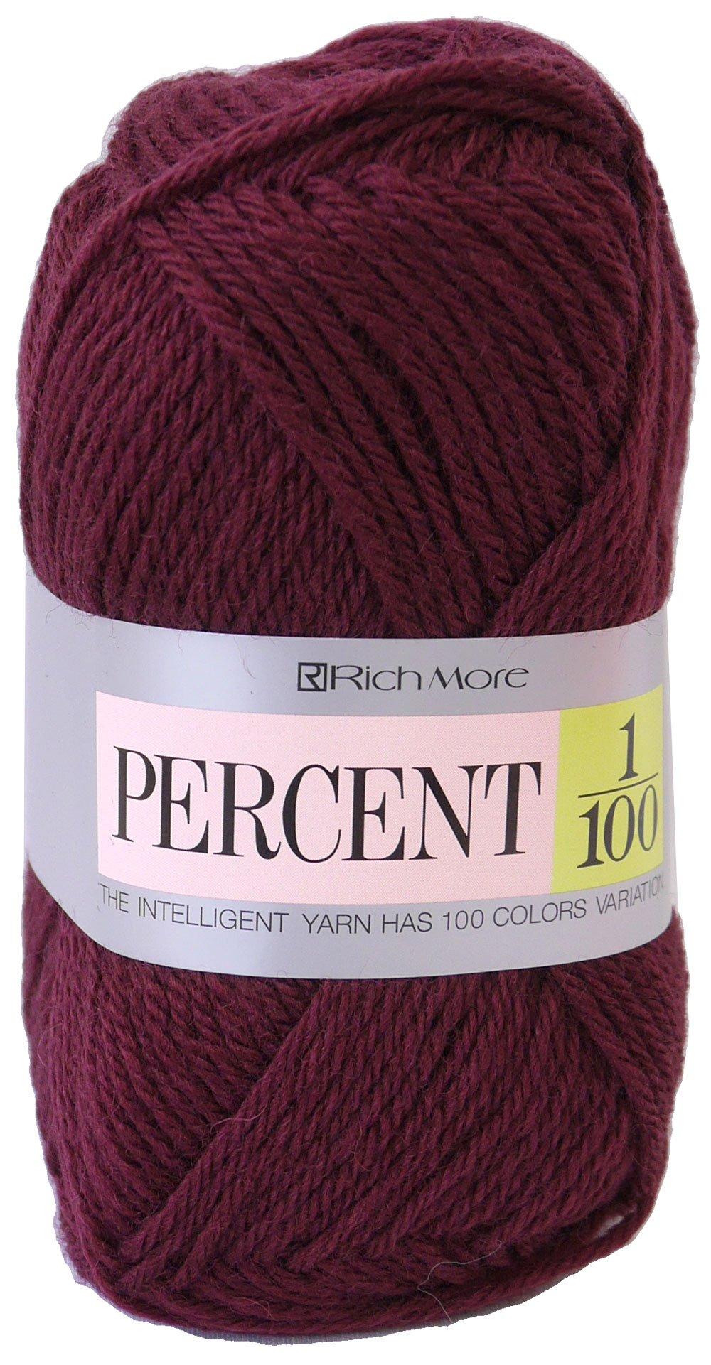 

Richmore Percent Yarn Medium Red 40g 120m 5 balls set 017 Col.63 Approx.