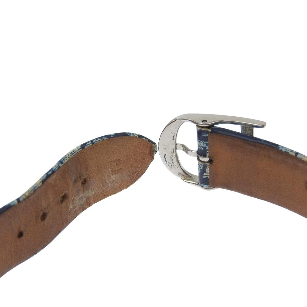 Dior Maris Watches D78-109 White shellDial Stainless Steel/leather Quartz Analog Display Women Used