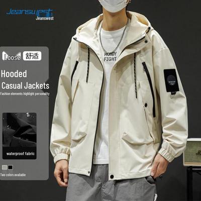 Jeanswest Herren Kapuzen Outdoor Windjacke