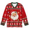 Women's Casual V-Neck Long Sleeve Printed Top
