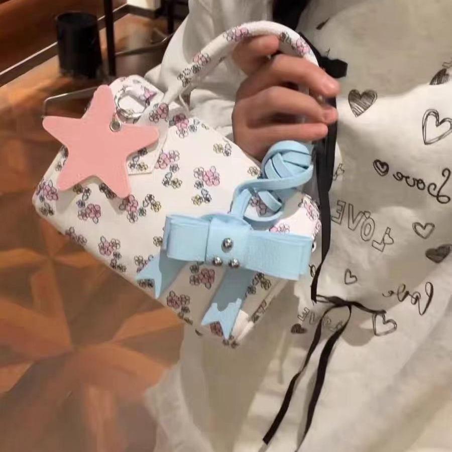 Summer Bag Women'S Handbag Boston Bag Messenger Bag Bow Star Sweet Fashion Small Bag