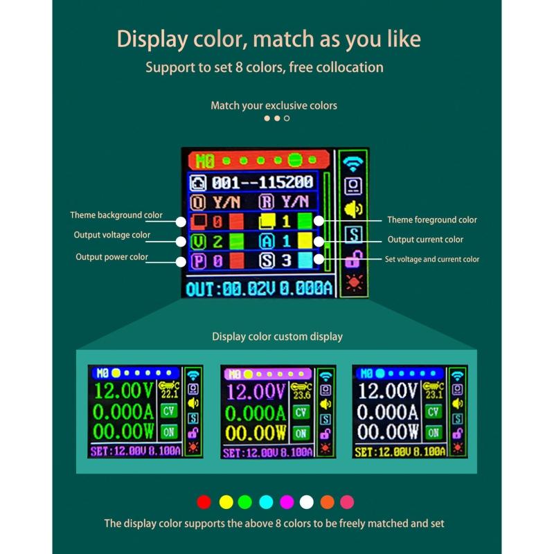 Constant Voltage/Current Maintenance Device APP Control 60V 8A 480W Step-down Module for Android/iOS Device