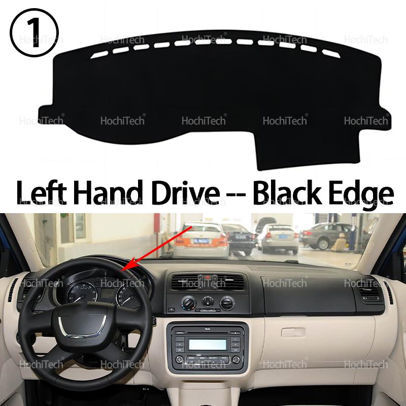 

Накладка на панель приборов для Skoda Fabia 2 5j 2008 2009 2010 2011 2012 2013 2014 Коврик на панель приборов Ковер Подушка Защита от солнца Накидка Подушка