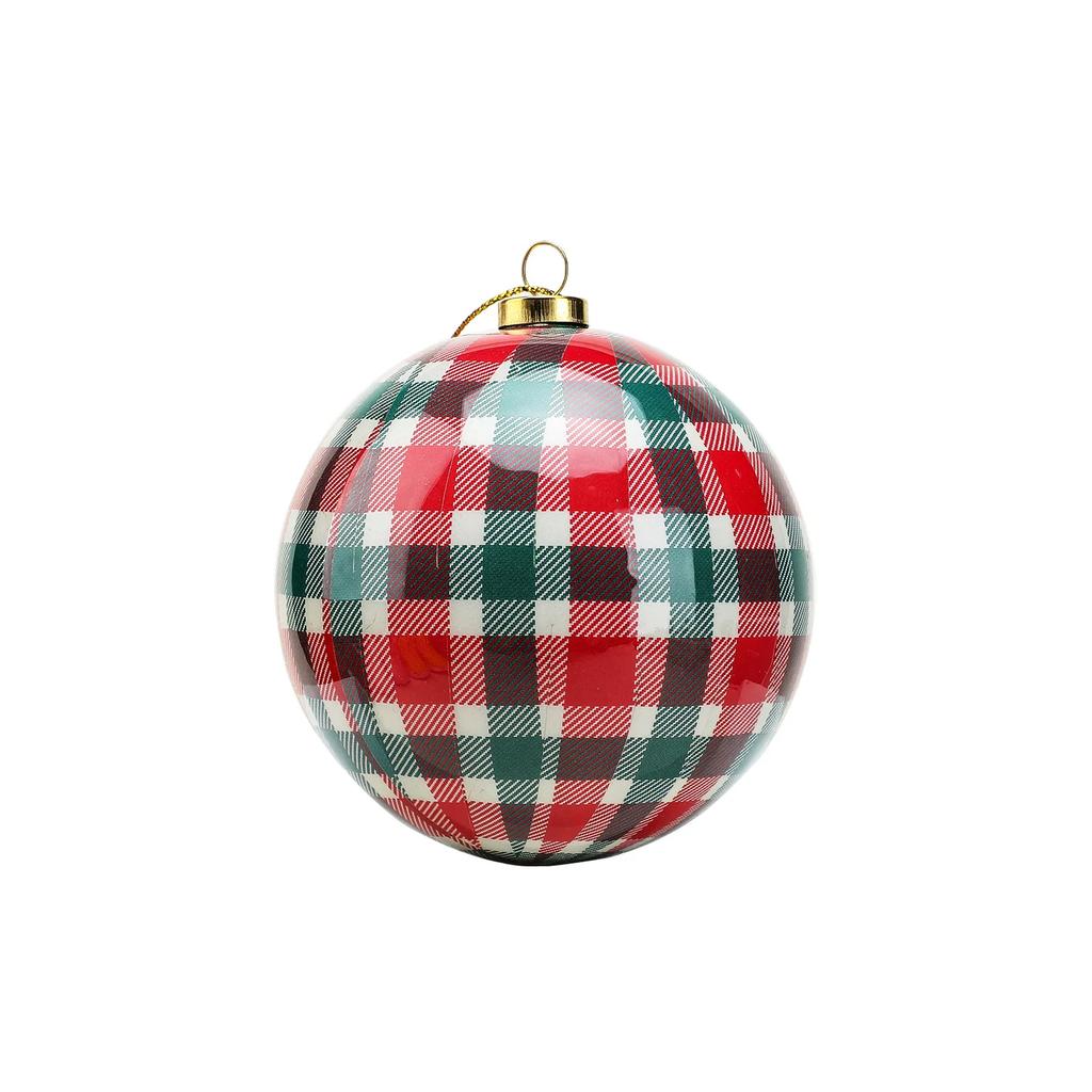 8CM Cm Christmas Ball Ornaments Creative Christmas Tree Decorations Household Outdoor Fun Pvc Inflatable Toy Ball Christmas Gift