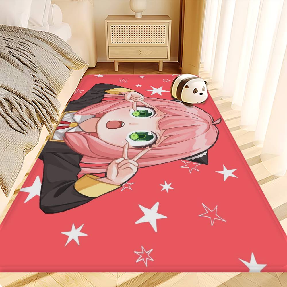 Anime Spy X Family Anya Room Mats Cheaper Anti-slip Modern Living Room Balcony Printed Household Carpets
