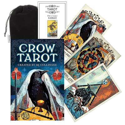 Kancharo Tarot Card Set, 78 Cards, Tarot Reading Set [Crow Tarot], Includes Basic Instructions and Pouch In Japanese (Authentic)
