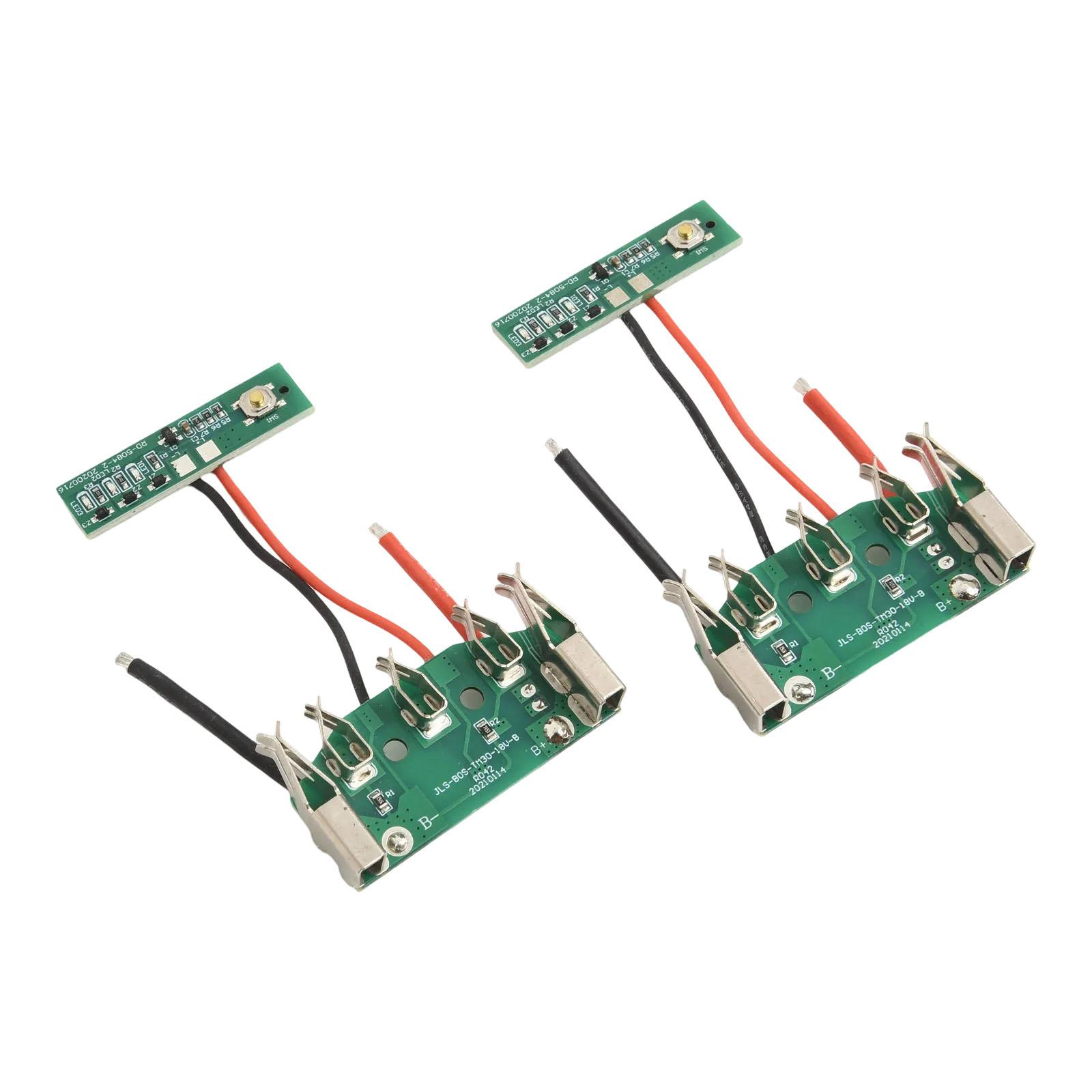 

2pcs PCB Charging Protection Circuit Board Replacement For Bosch BAT609 BAT609G BAT618 BAT618G Li-ion Battery China Mainland