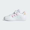 Adidas Grand Court Sneakers for Boys and Sizes Footwear White cm 2.0 Kids, Girls, 17-21.5cm, NIZ07, White/Iridescent/Footwear (IE3851), 20.0