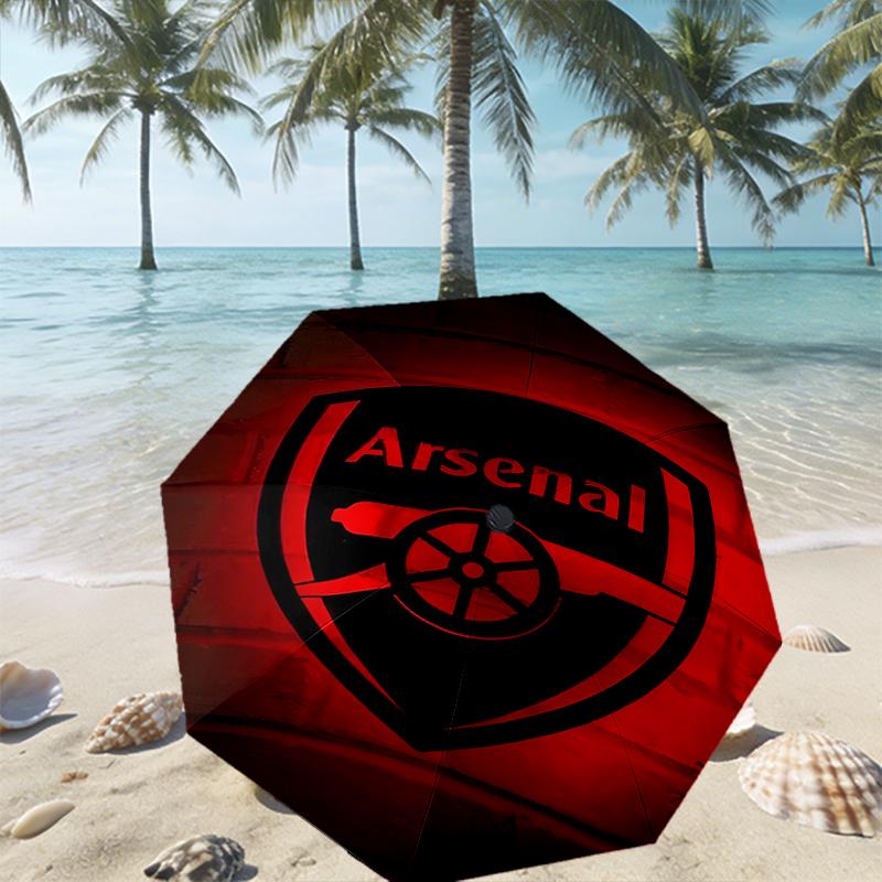 Arsenal F.C Print Umbrella Automatic Opening/ Closing - Portable Foldable Design - Daily use for Travel/Outdoor - Gift for Birthday