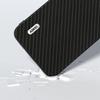 ABEEL For Samsung Galaxy S23 FE Leather Coated PC+TPU Case Carbon Fiber Texture Phone Cover