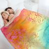Watercolor Wonderland Throw Blanket Cute Beach Funny Gift Designers Blankets