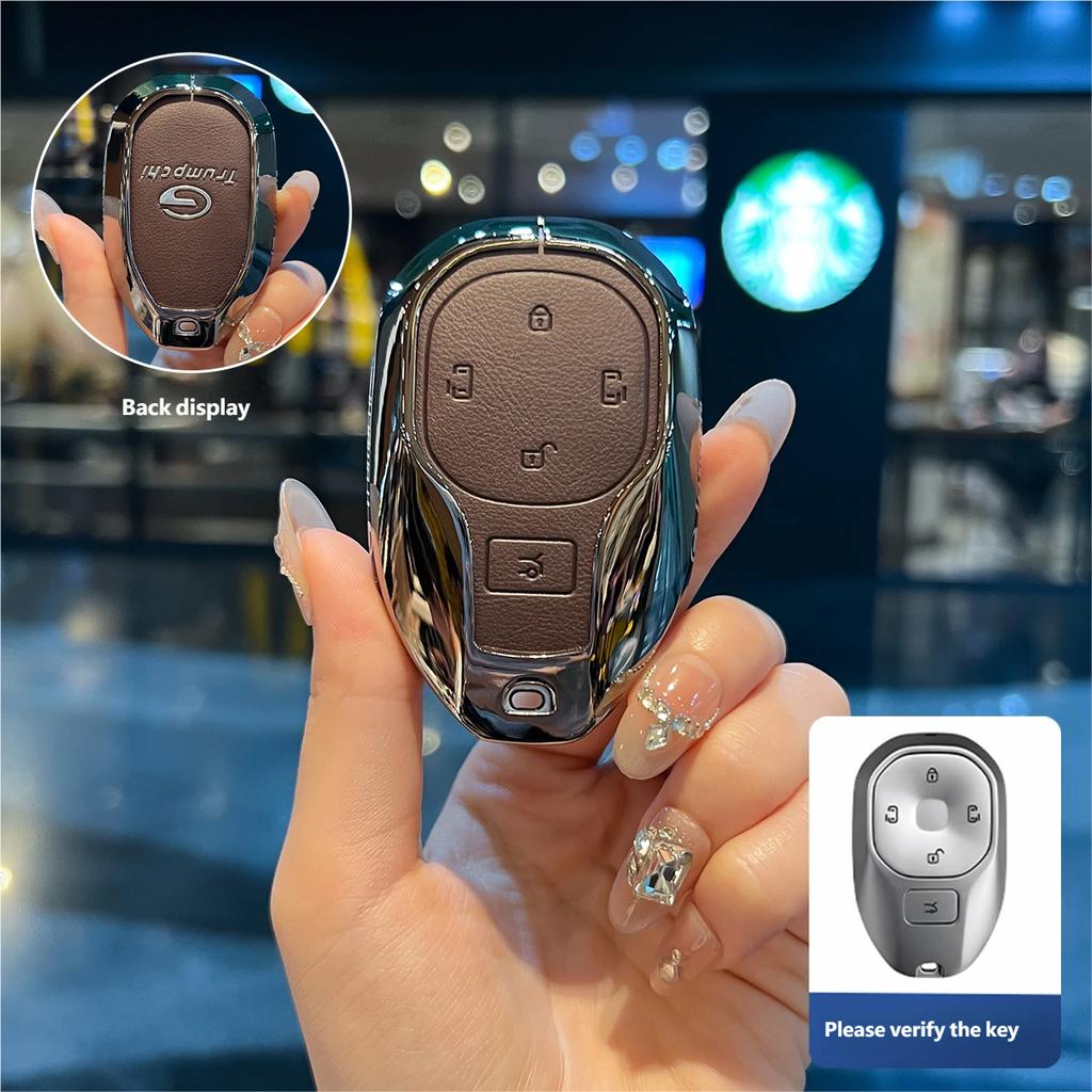 New Fit For Gac Trumpchi Empow J11 J12 J13 J15 J16 Gs8 Gs4 Gs3 M8 Auto Styling Auto Zinc Alloy Key Fob Cover Case Mount Chain