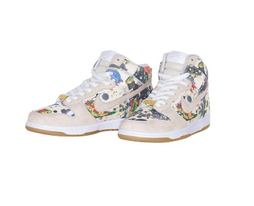 

Nike SB Dunk High x Supreme Rammellzee FD8779-100 EU 43 білий