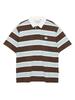 Nordisk Rugby Stripe Short Sleeve Polo Shirt - U_Brown