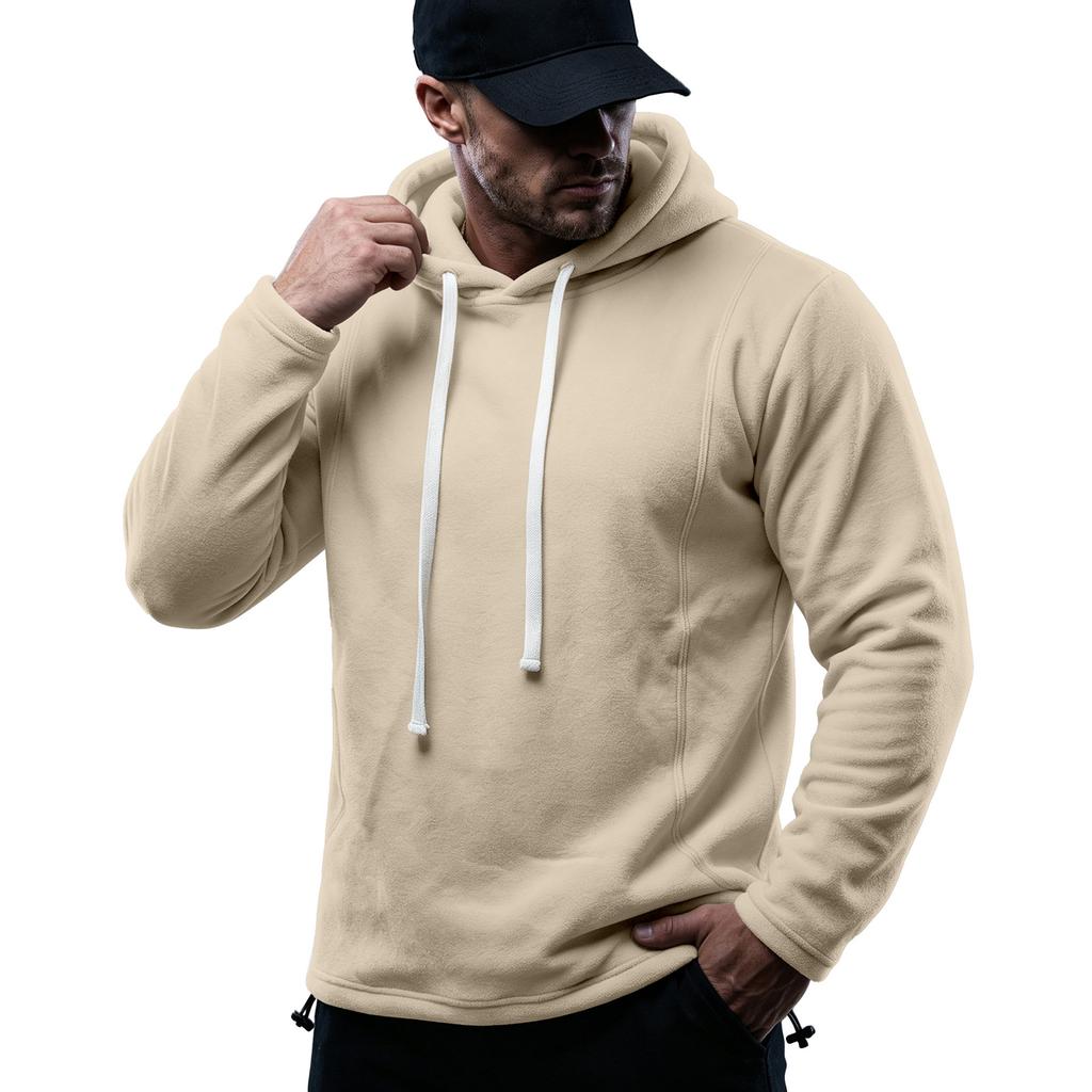 Herren Kapuzenpullover Langarm Pullover Sweatshirt für Herbst Winter