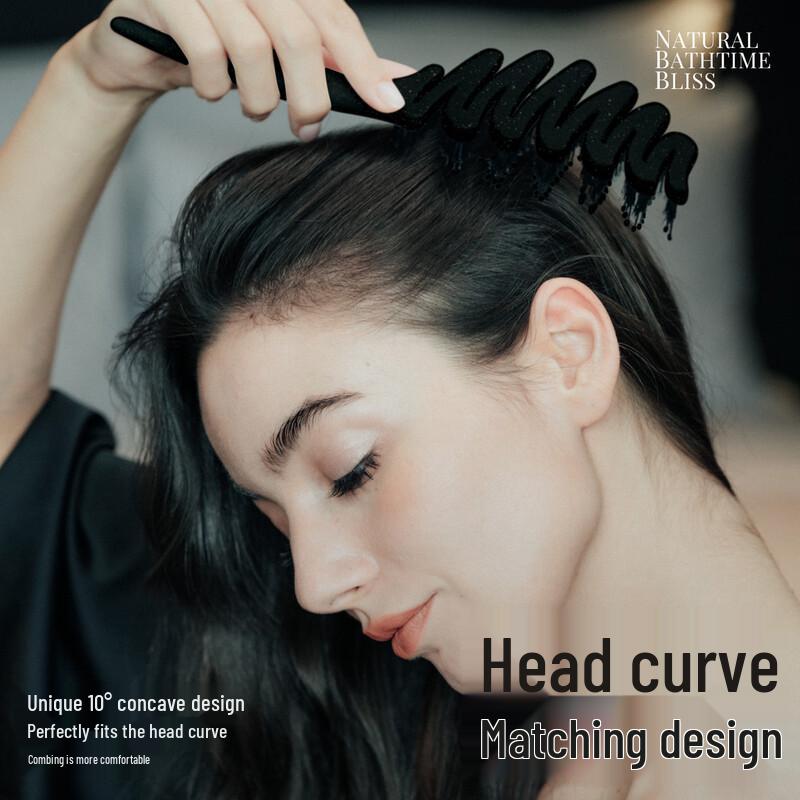 KRRAMEL Антистатическая расческа для волос с щетиной кабана Large