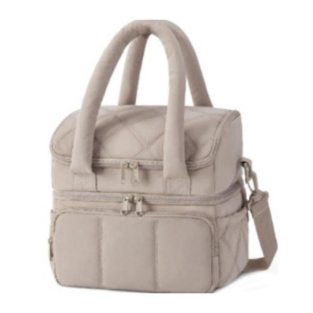 Water Resistant Polyester Insulated Lunch Bag for Protecting Contents from Spills and Moisture During Transport верблюд 3290₽